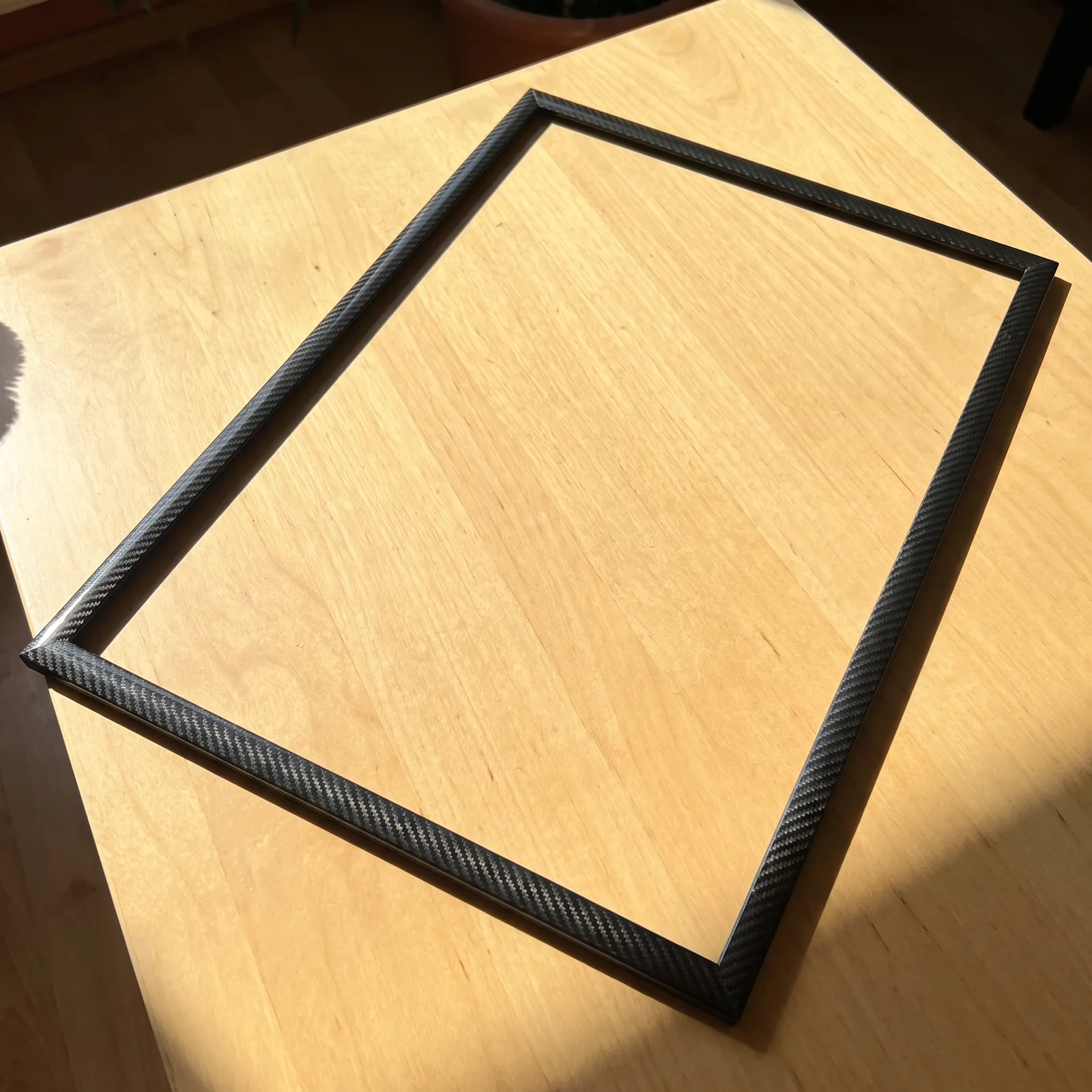 The frame in daylight
