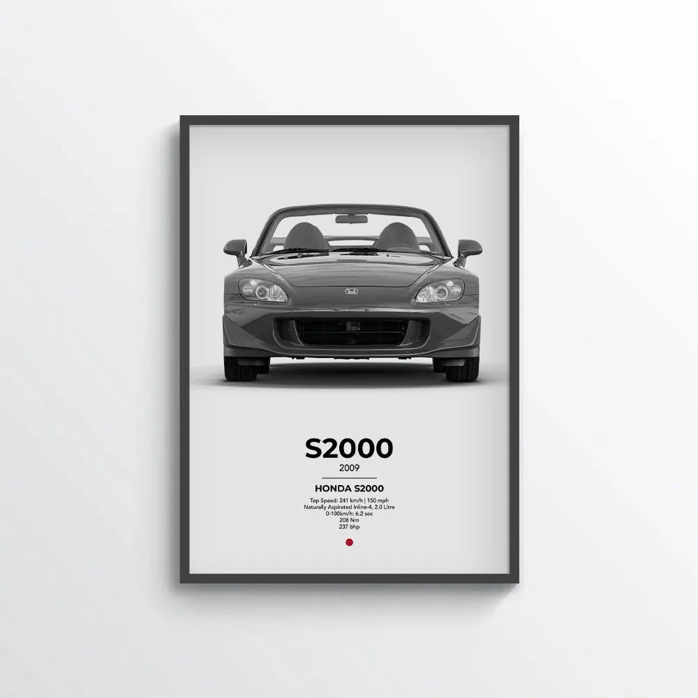 Honda S2000 Poster