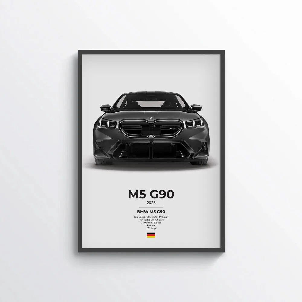 BMW M5 G90 Poster