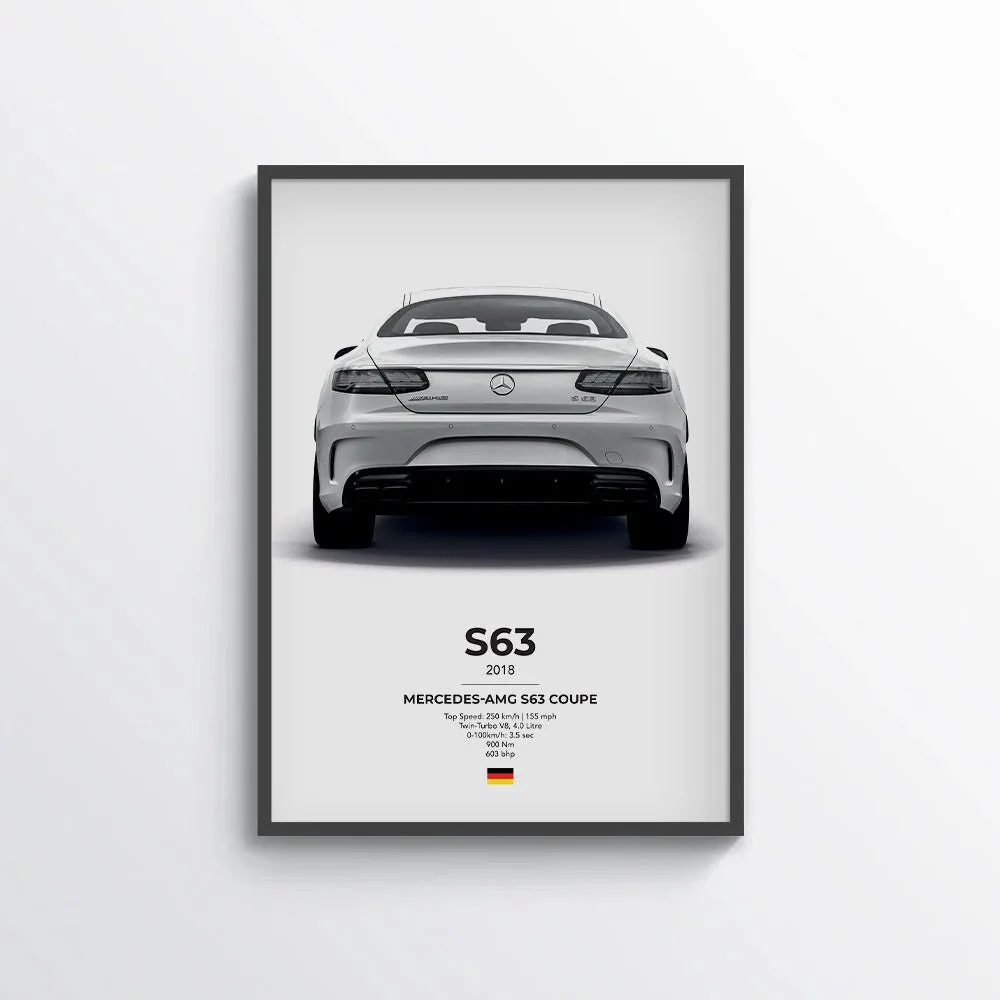 Mercedes AMG S63 Coupe Poster