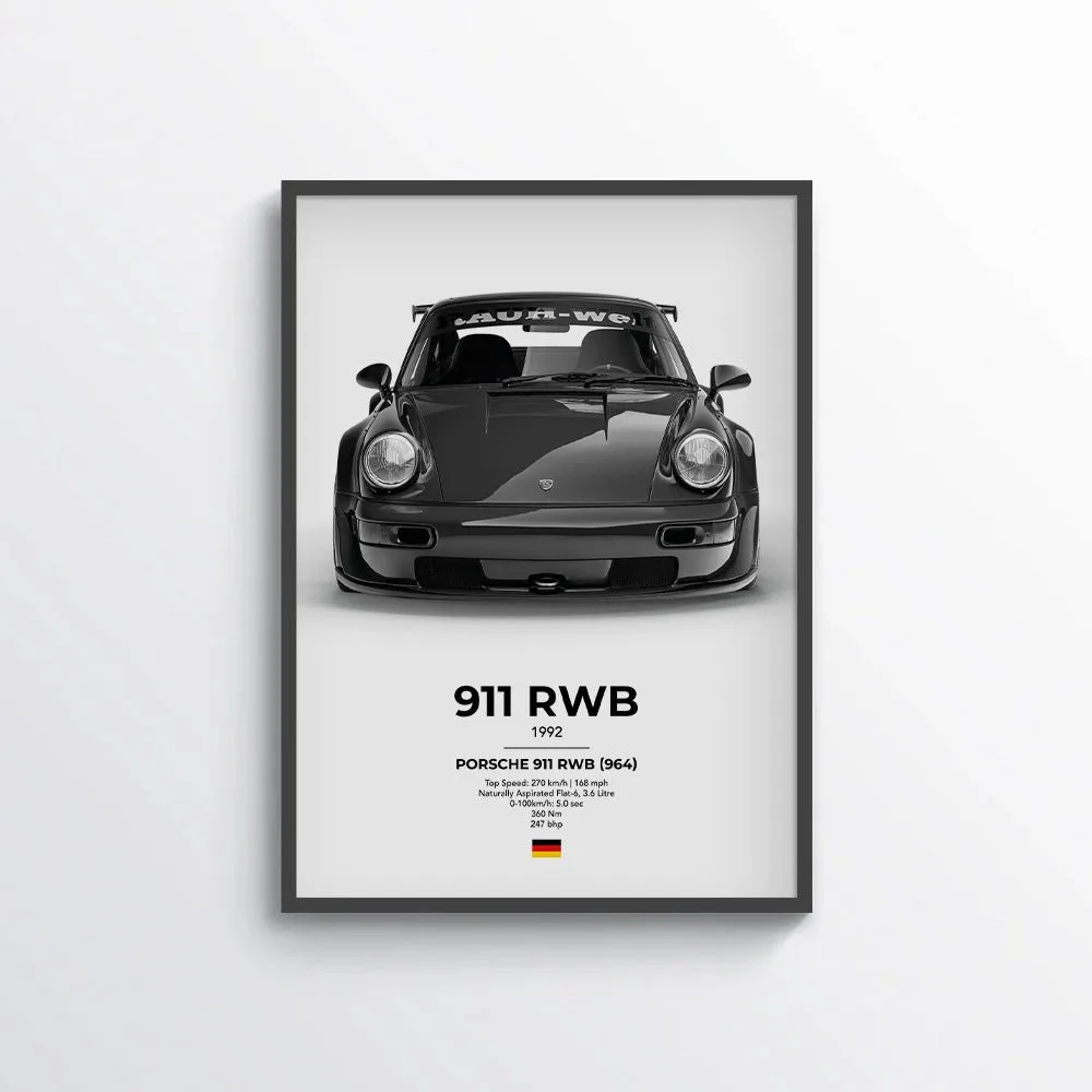 Porsche 911 RWB (946) Poster