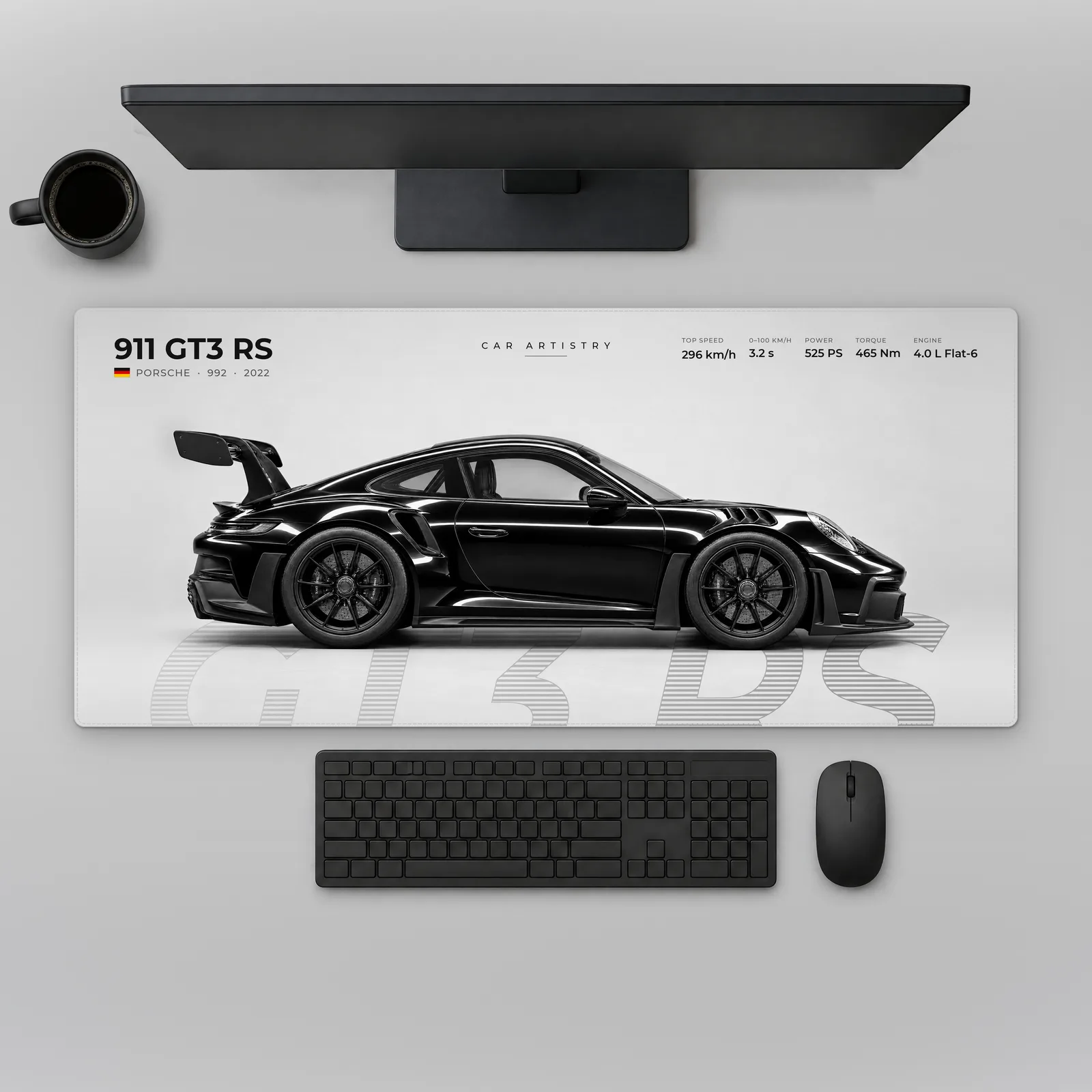 Porsche 911 GT3 RS (992) – Profile Series Alfombrilla