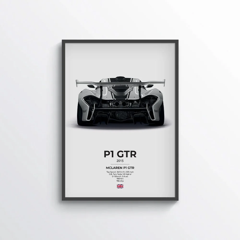 McLaren P1 GTR Poster