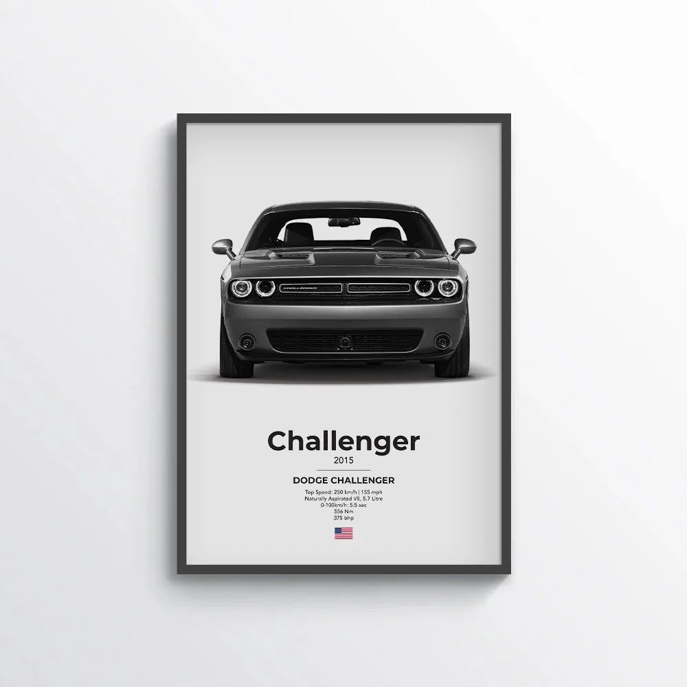 Dodge Challenger Poster