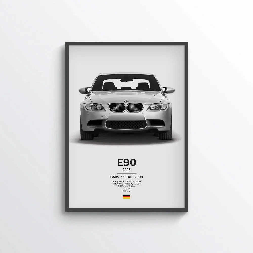 BMW E90 Poster