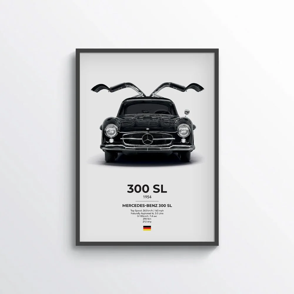 Mercedes 300SL Poster
