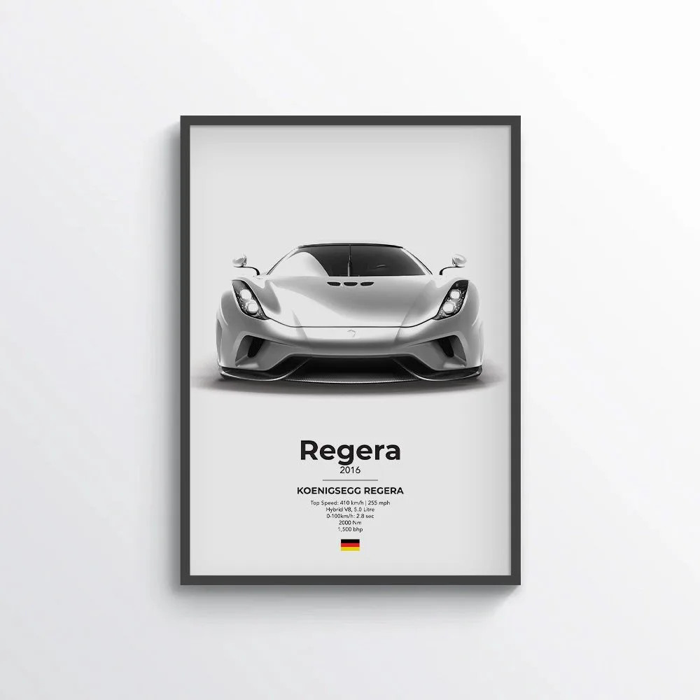Koenigsegg Regera Poster