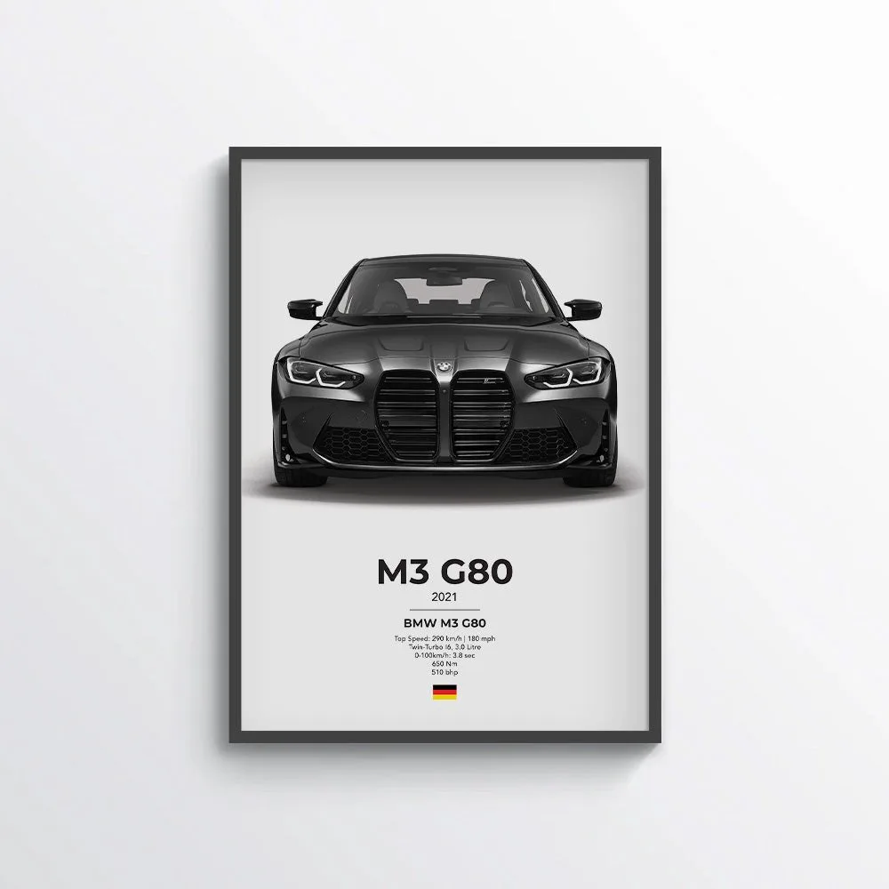 BMW M3 G80 Poster