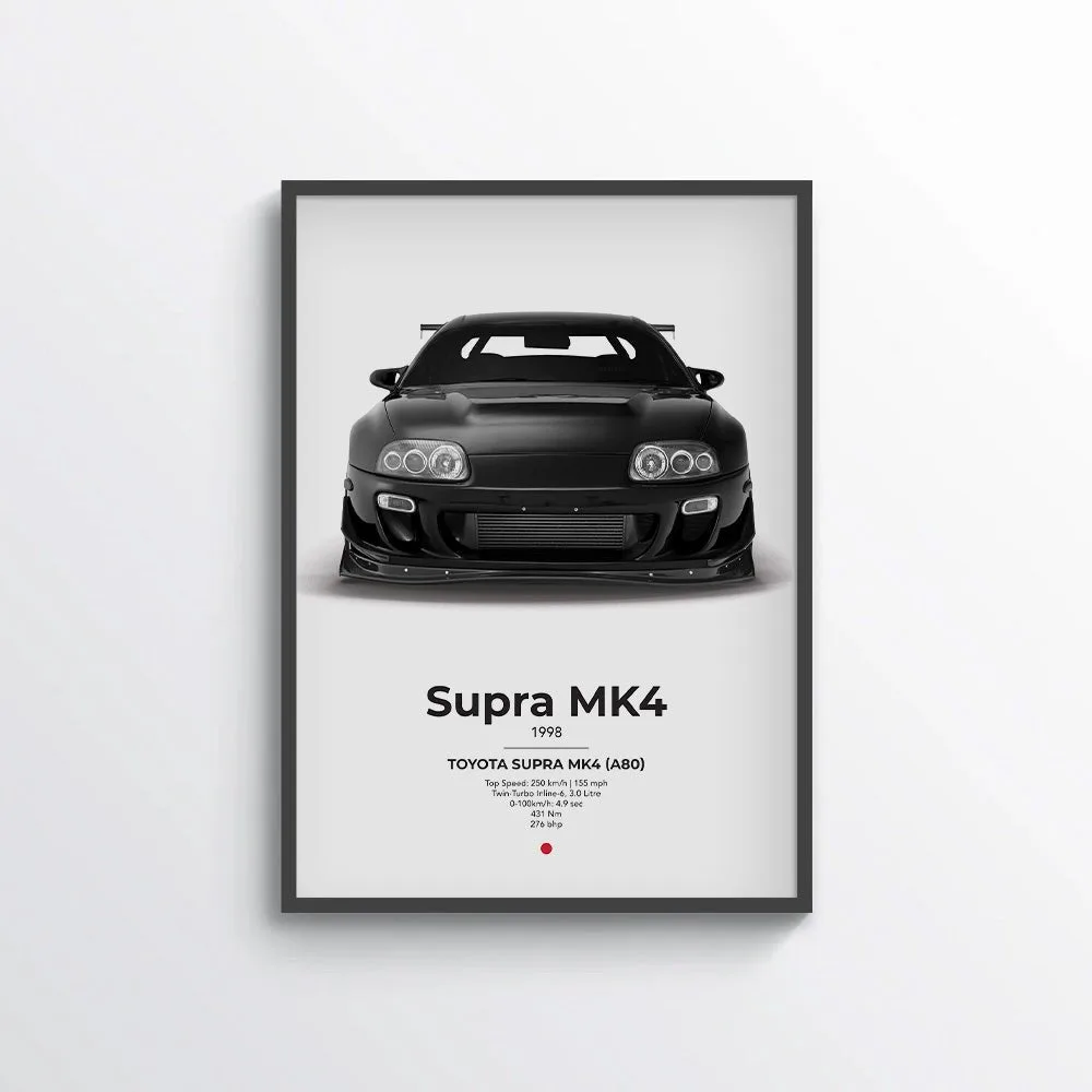 Toyota Supra Mk4 Poster