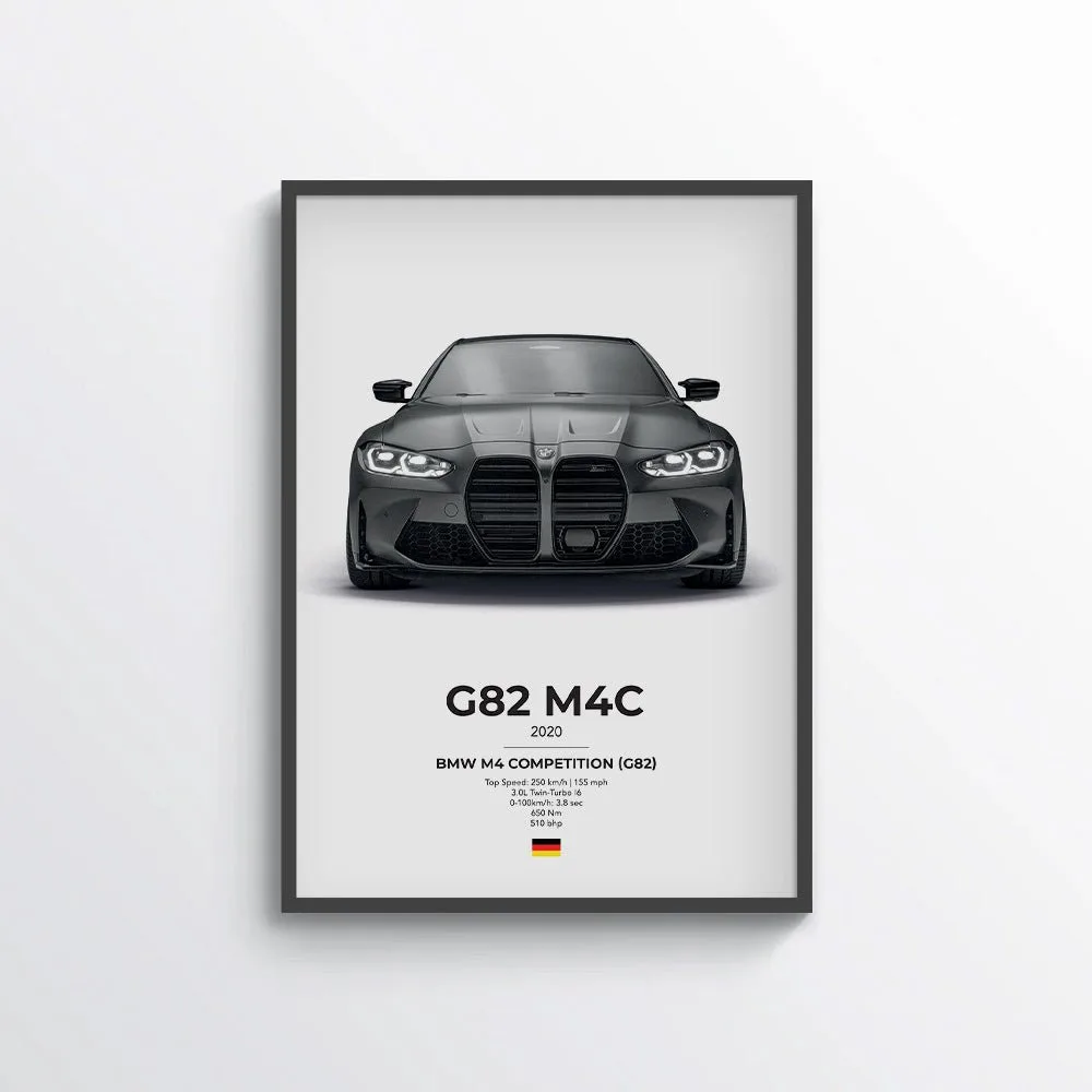 BMW M4 Competition (G82) Poster