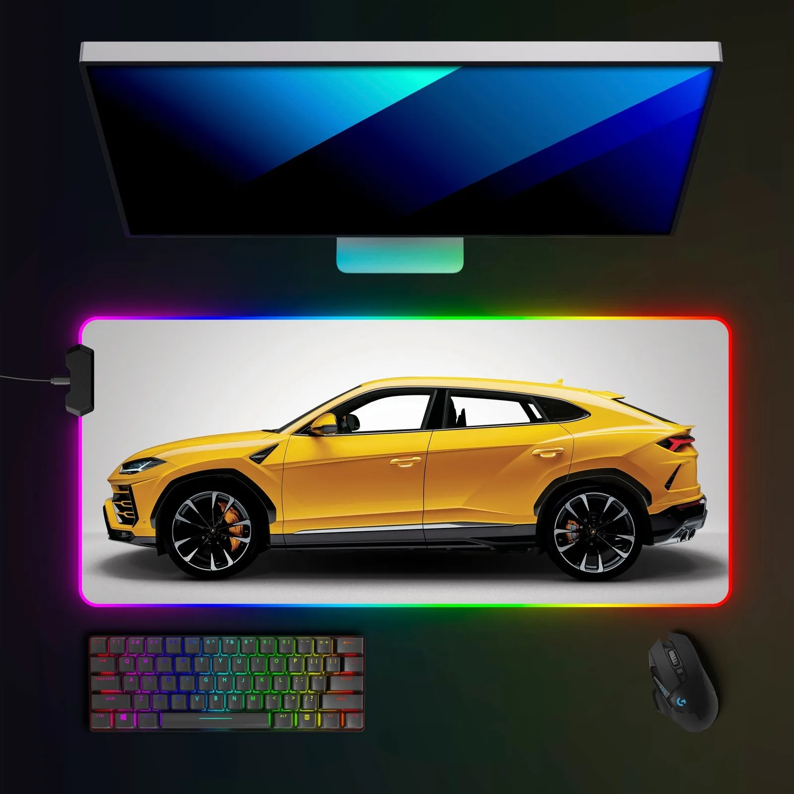 Lamborghini Urus RGB Mousepad