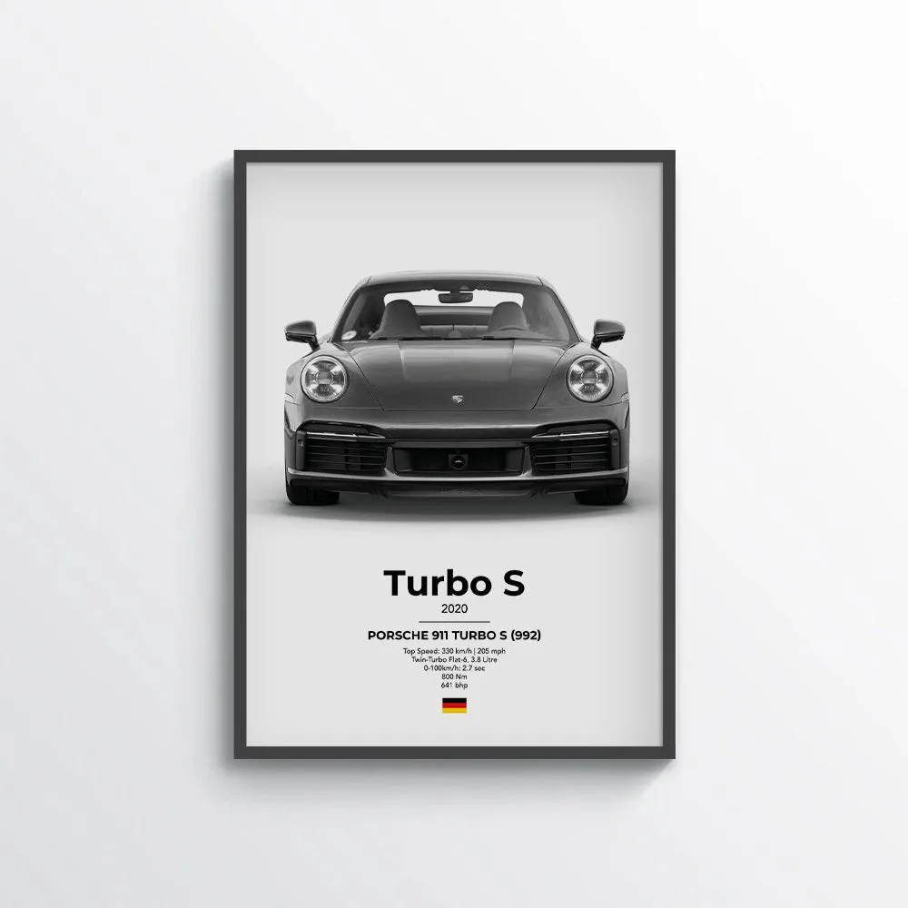 Porsche 911 Turbo S (992) Poster