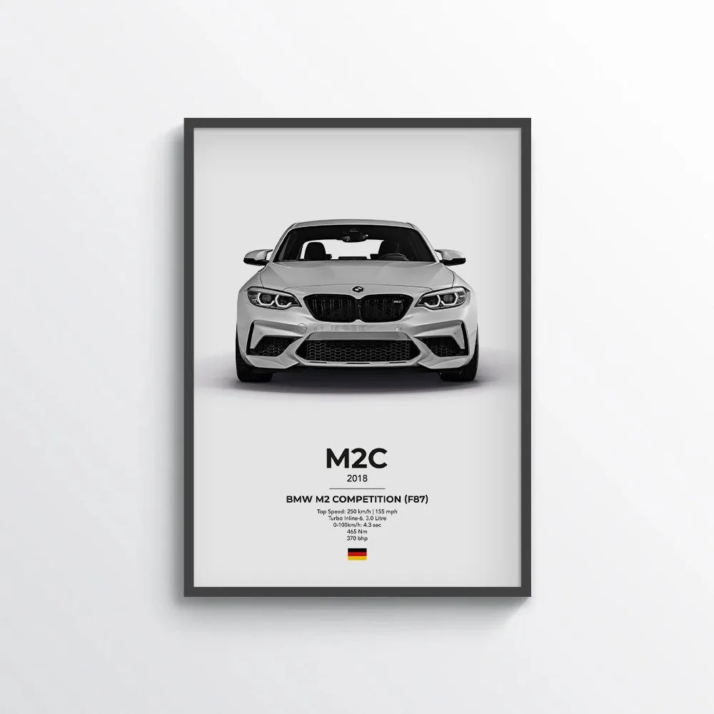 BMW M2 Competition (F87) Poster