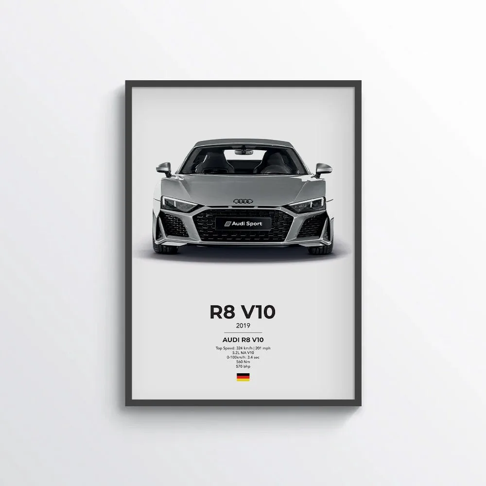 Audi R8 V10 Poster