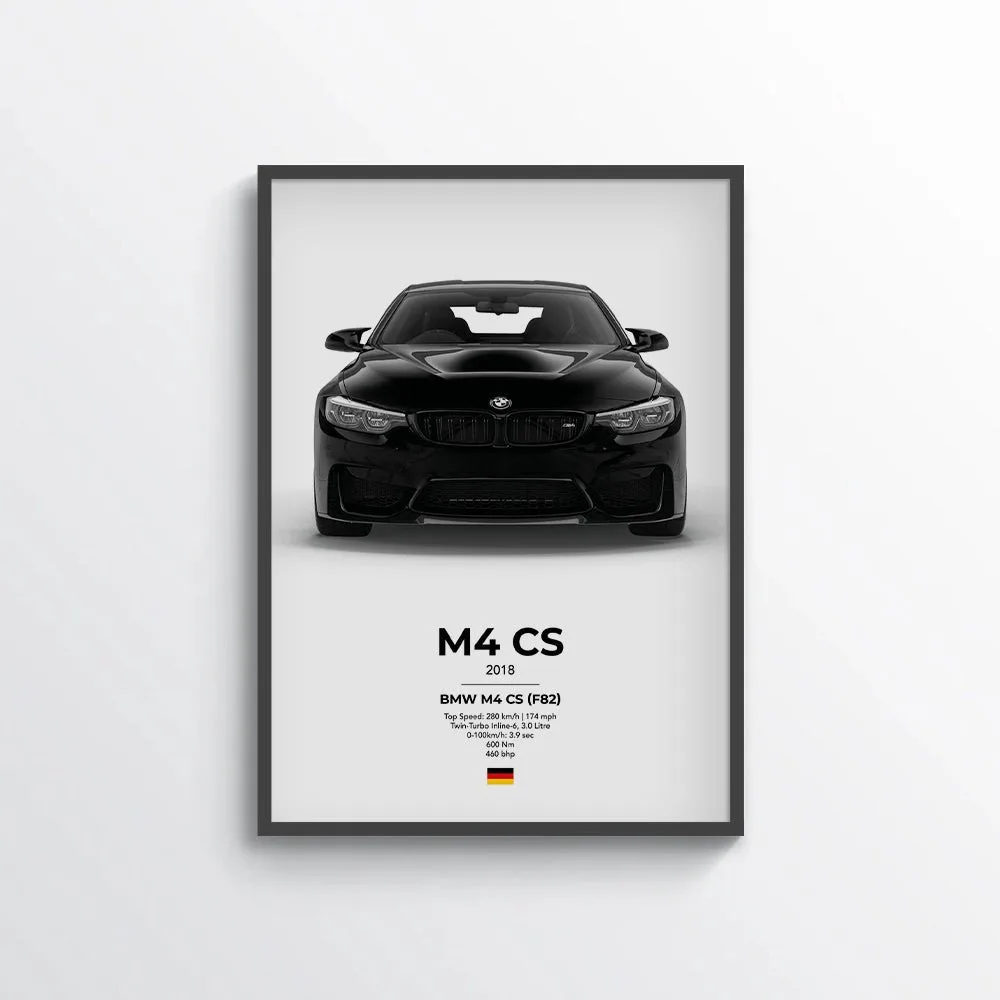 BMW M4 CS (F82) Poster
