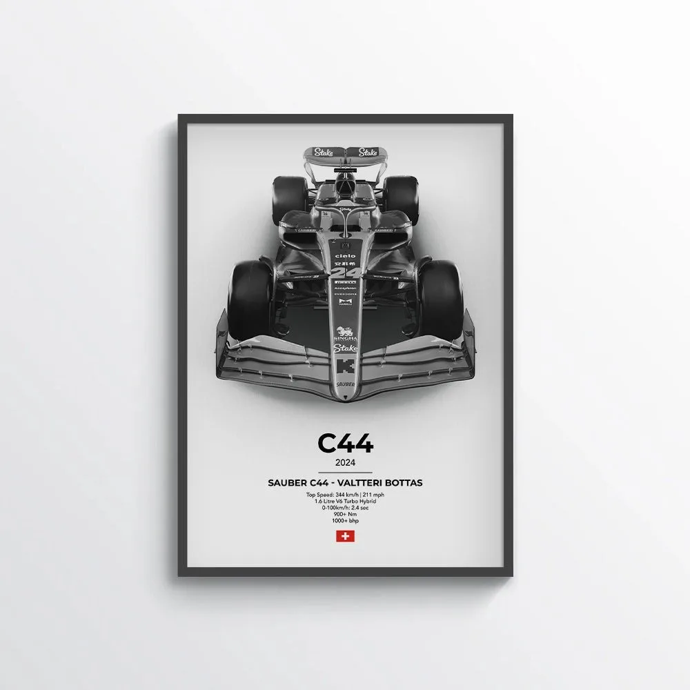 Formula 1 Sauber C44 - Valtteri Bottas Poster
