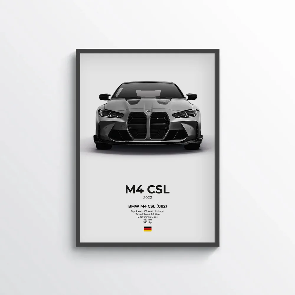 BMW M4 CSL (G82) Poster