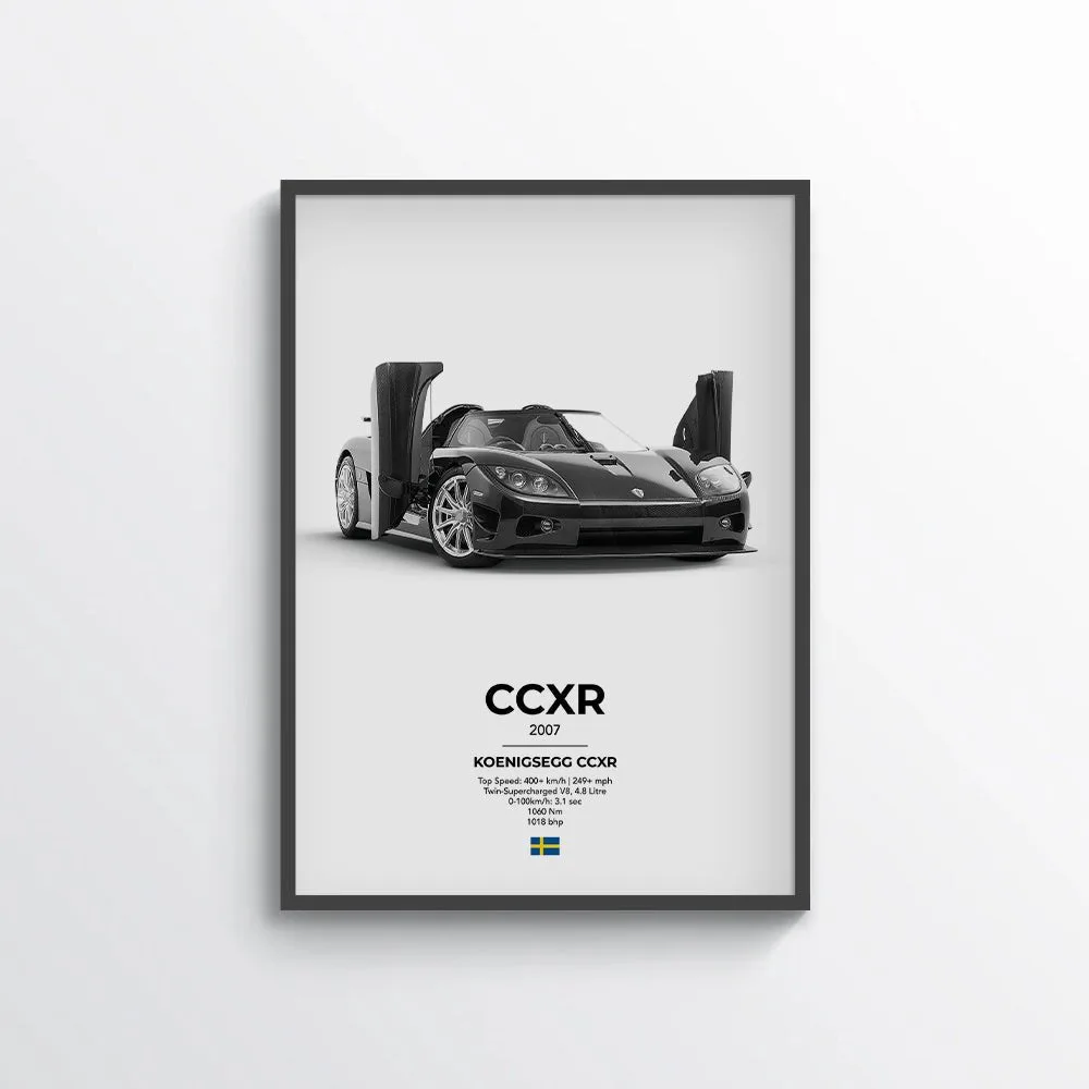 Koenigsegg CCXR Poster