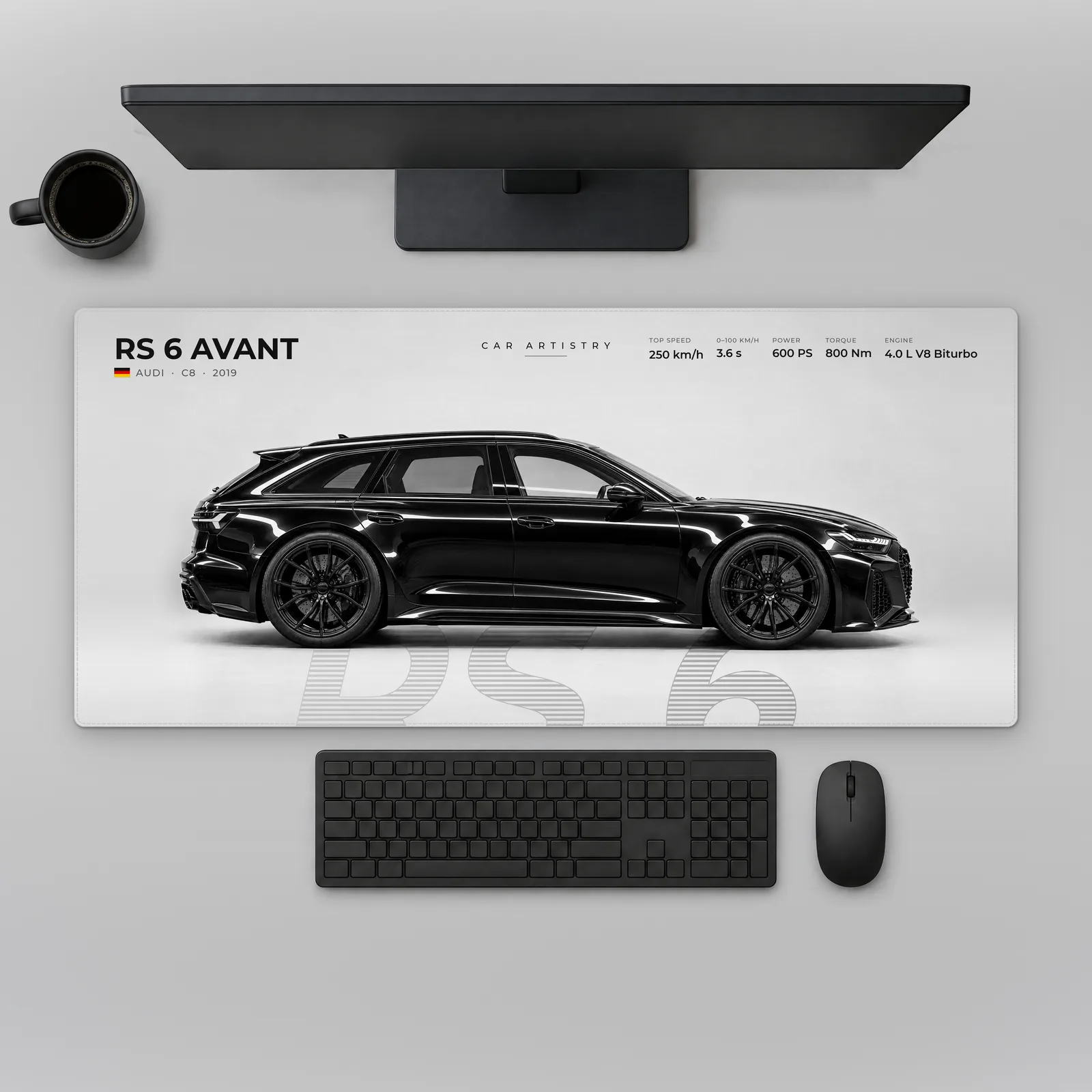 Audi RS6 Avant (C8) – Profile Series Alfombrilla