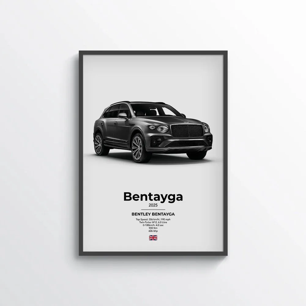 Bentley Bentayga Poster