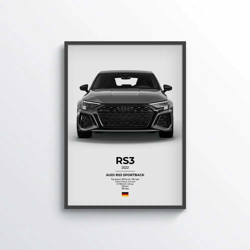 Audi RS3 Sportback Poster