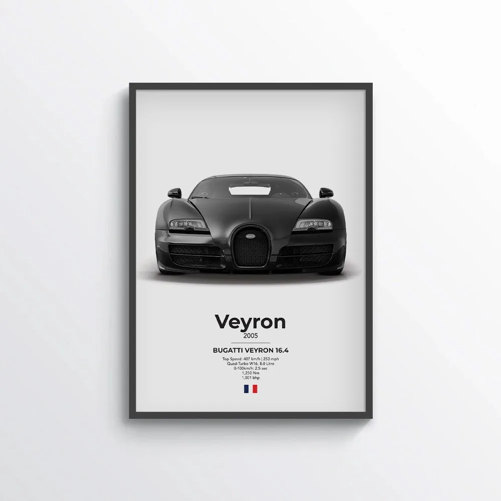 Bugatti Veyron Poster