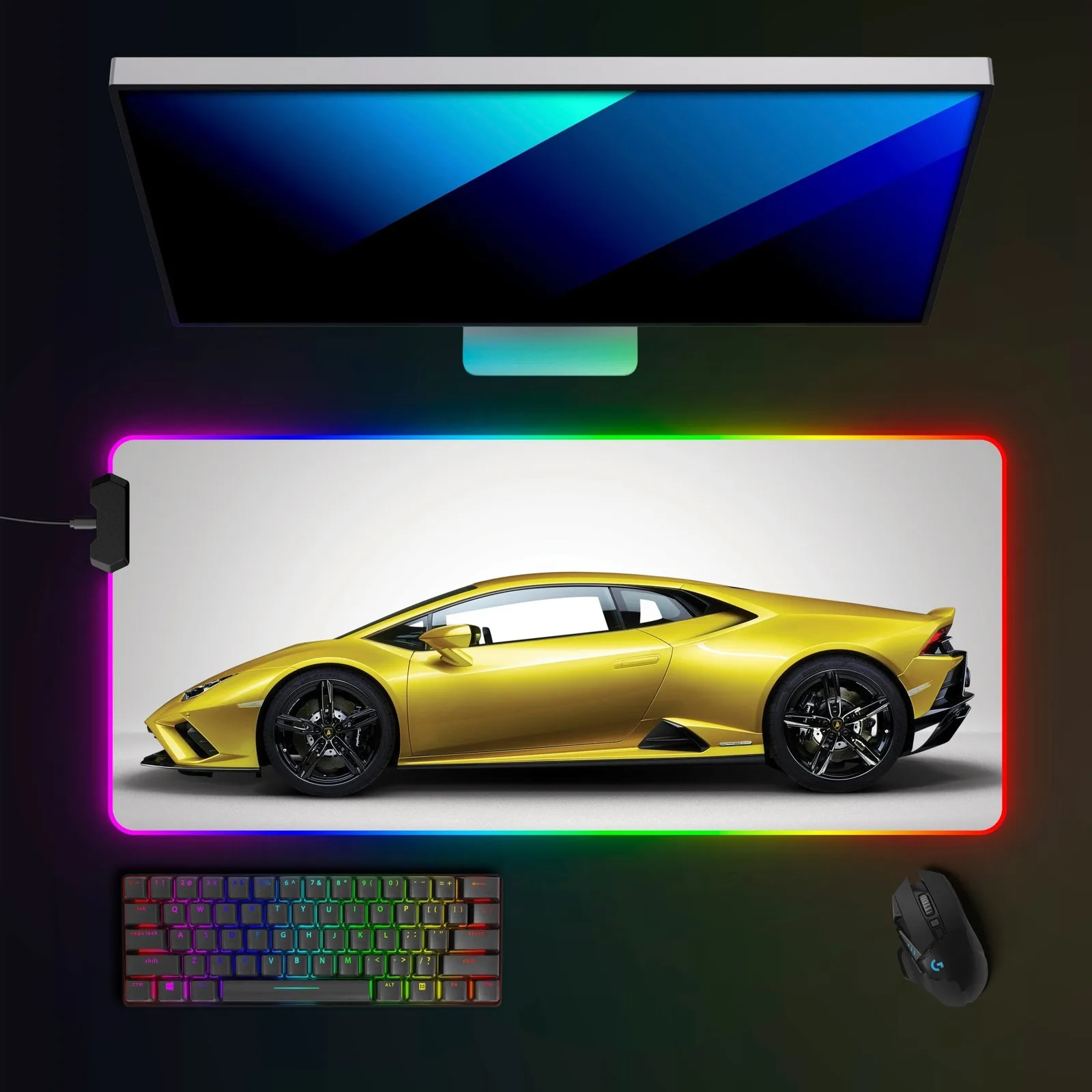 Lamborghini Huracan EVO RGB Mousepad