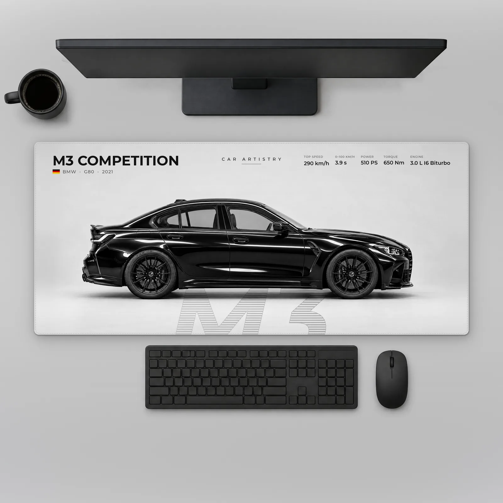 BMW M3 Competition (G80) – Profile Series Alfombrilla