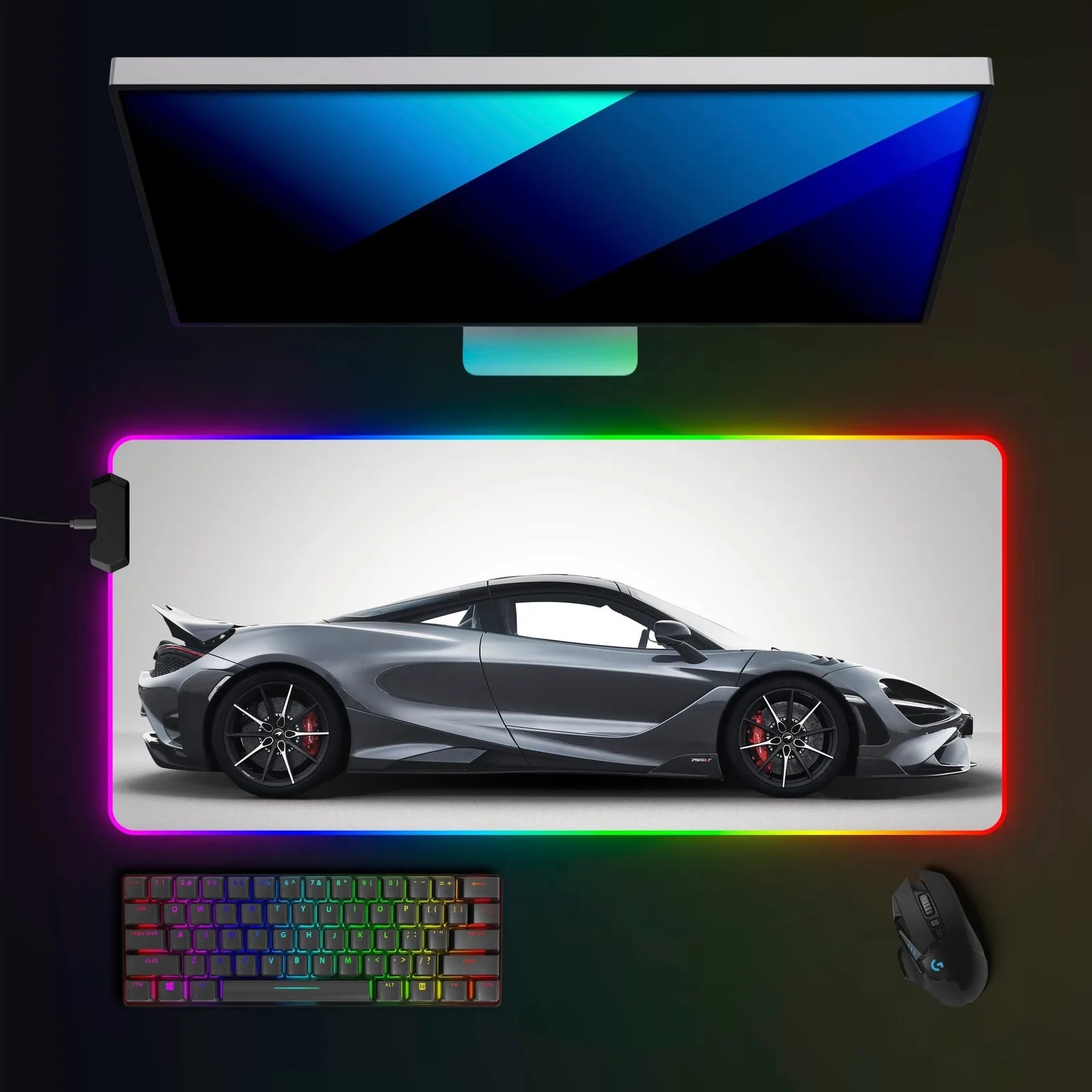 McLaren 765lt RGB Mousepad