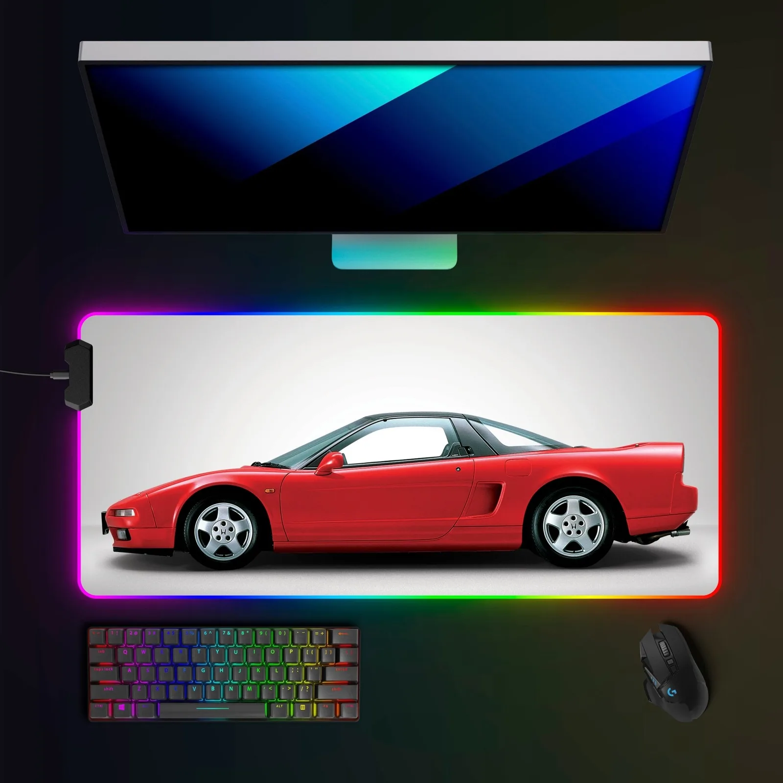 Honda NSX RGB Mousepad