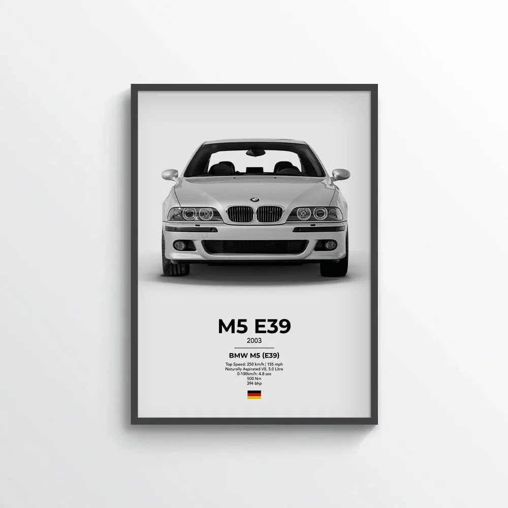 BMW M5 E39 Poster Poster