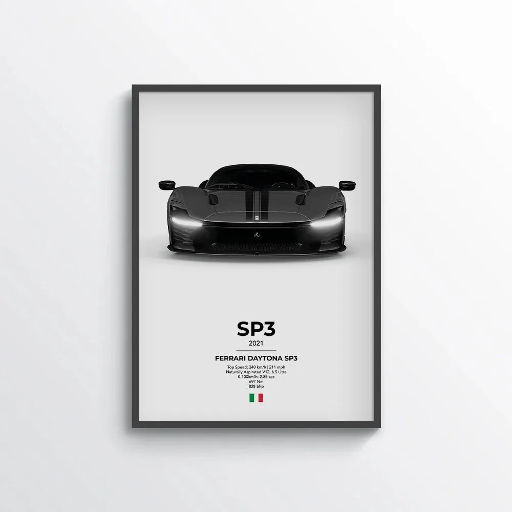 Ferrari Daytona SP3 Poster