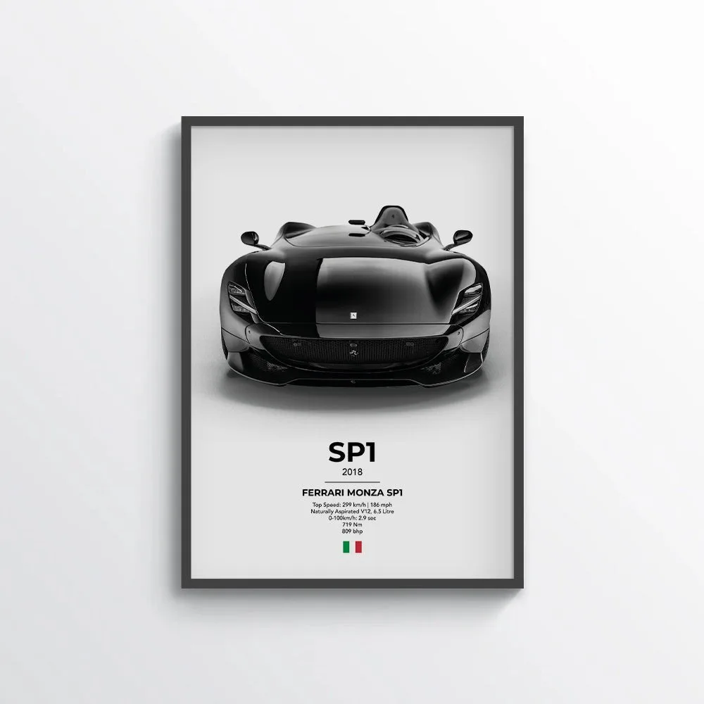 Ferrari Monza SP1 Poster
