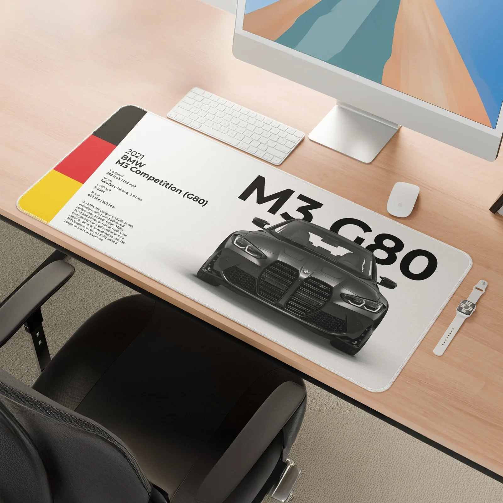BMW M3 Competition (G80) Mousepad