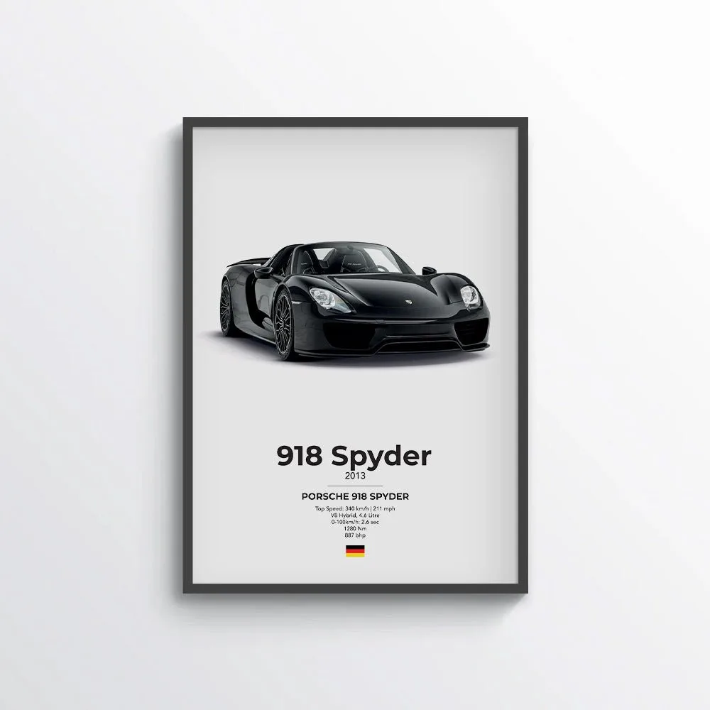 Porsche 918 Spyder Poster