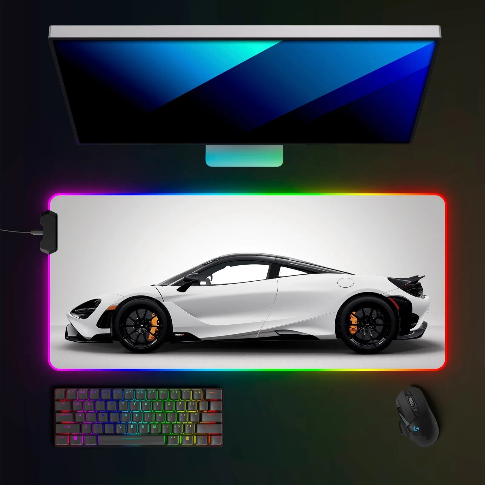 McLaren 765lt RGB Mousepad