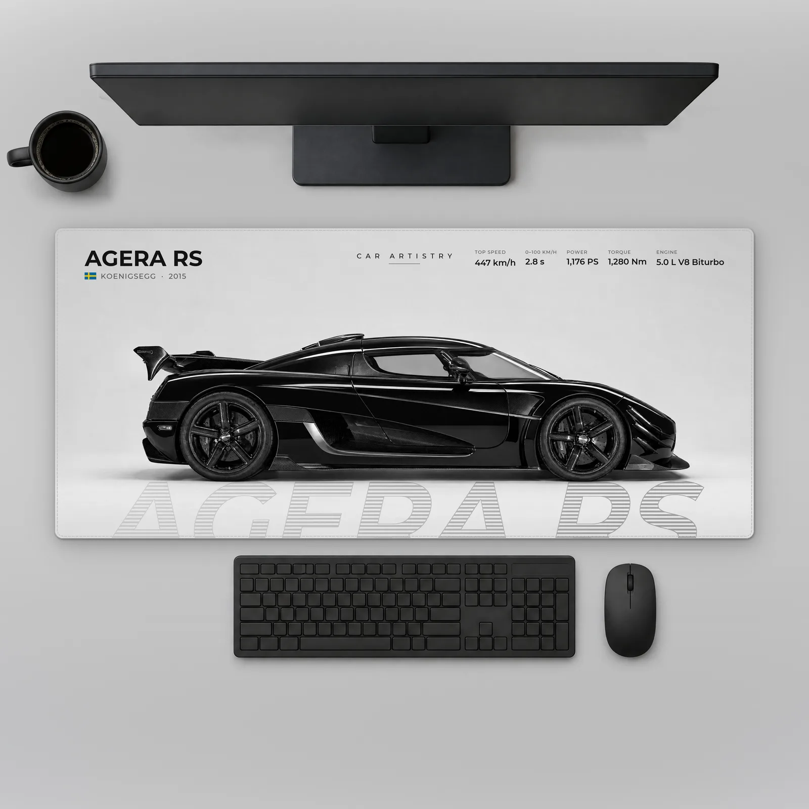 Koenigsegg Agera RS – Profile Series Alfombrilla
