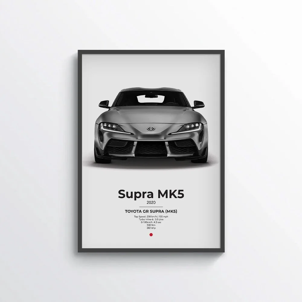Toyota Supra Mk5 Poster