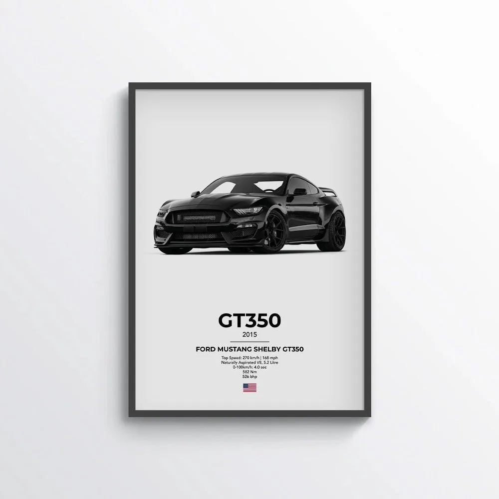 Ford Mustang Shelby GT350 Poster