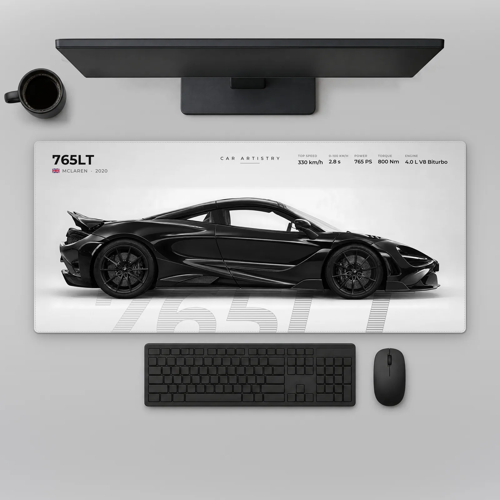 McLaren 765LT – Profile Series Mousepad