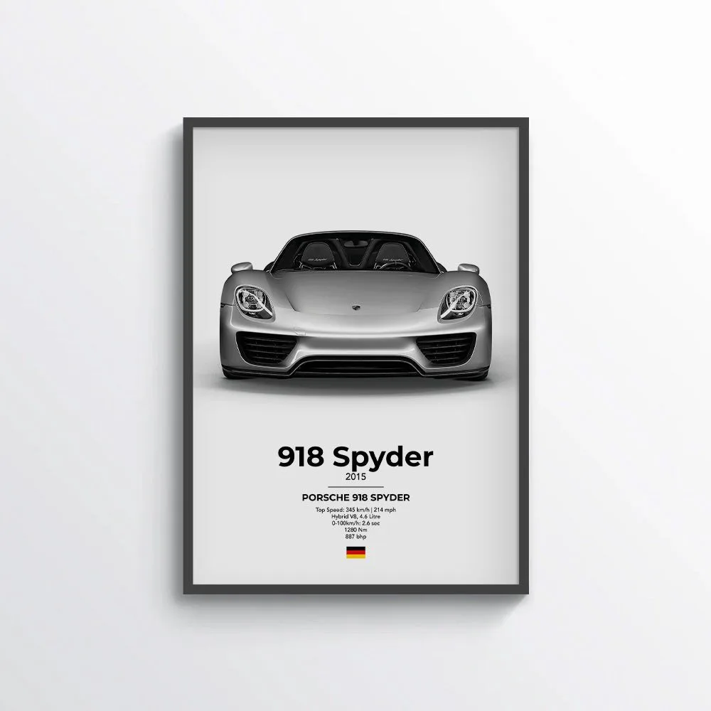 Porsche 918 Spyder Poster