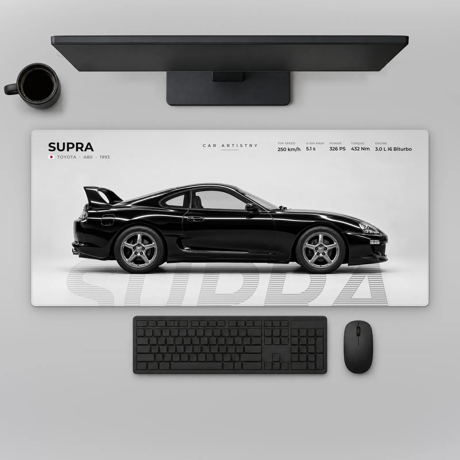 Toyota Supra (A80) – Profile Series Alfombrilla