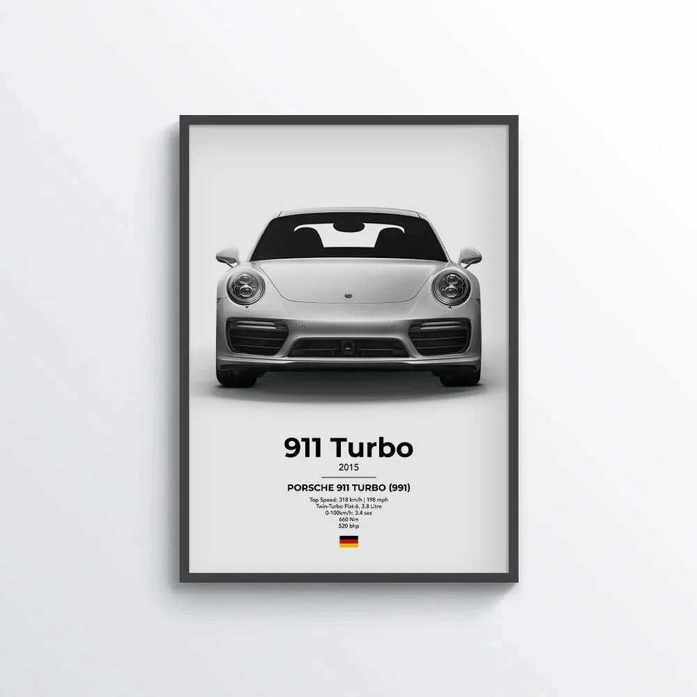 Porsche 911 Turbo (991) Poster