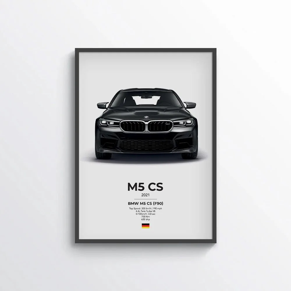 BMW M5 CS (F90) Poster