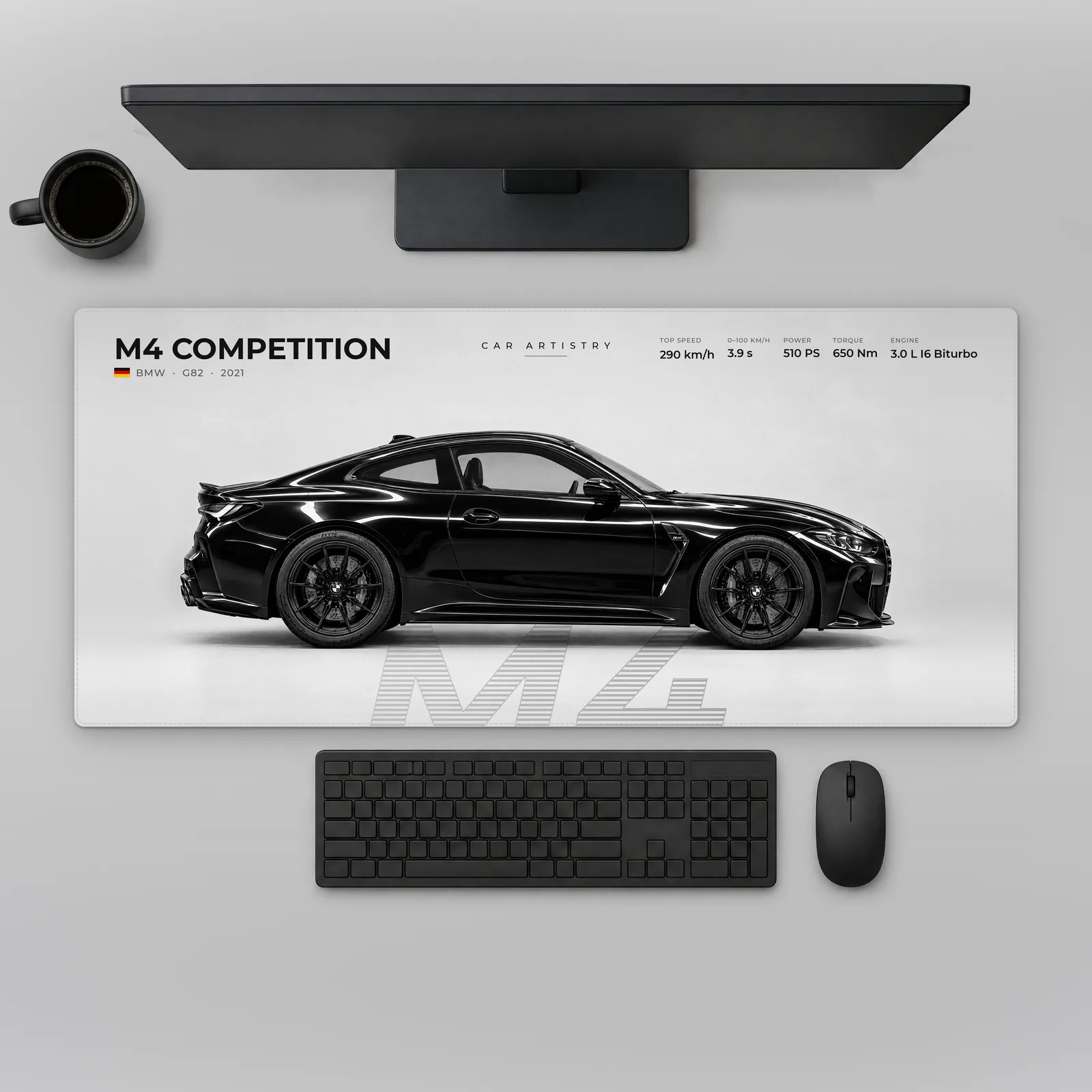 BMW M4 Competition (G82) – Profile Series Alfombrilla