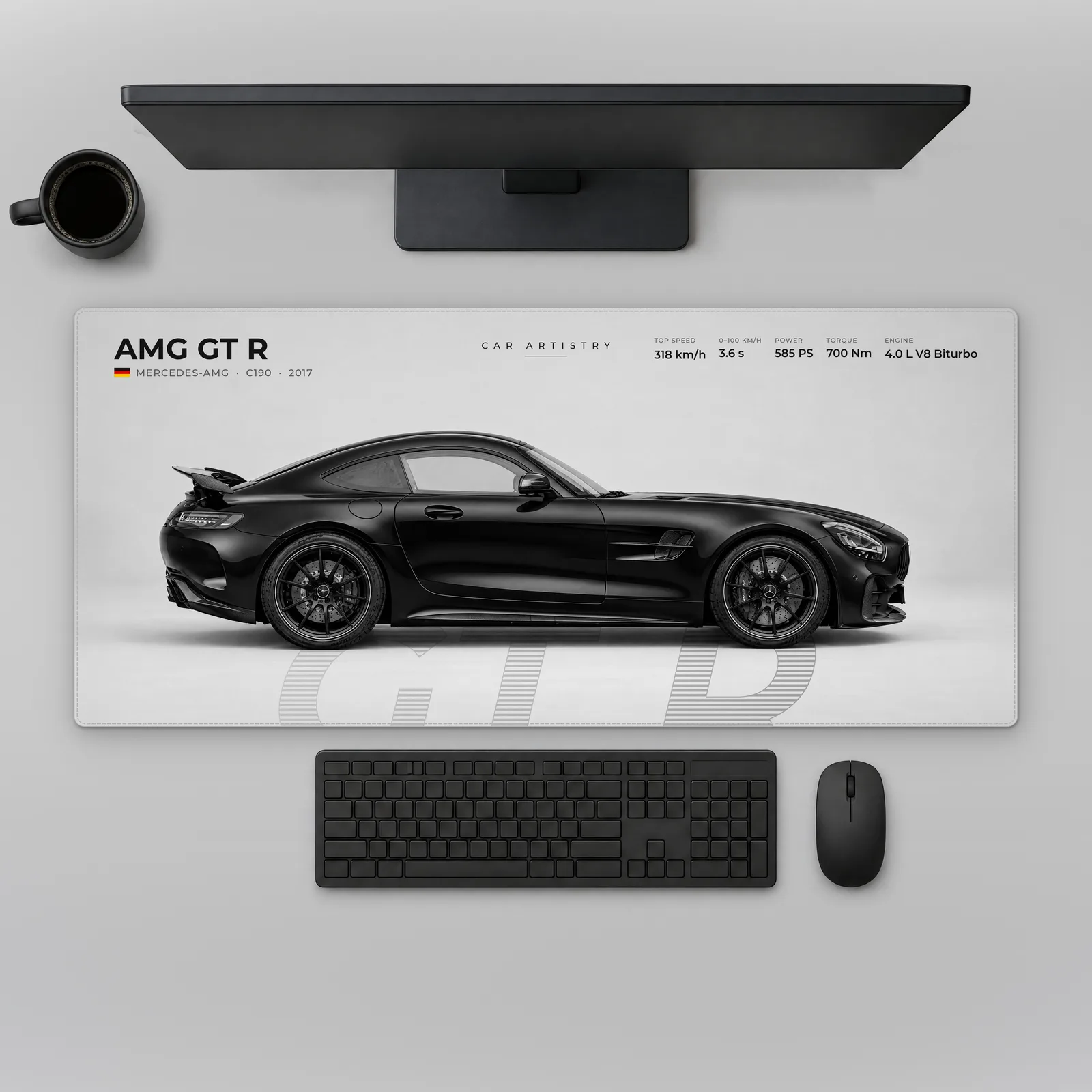 Mercedes-AMG GT R (C190) – Profile Series Alfombrilla