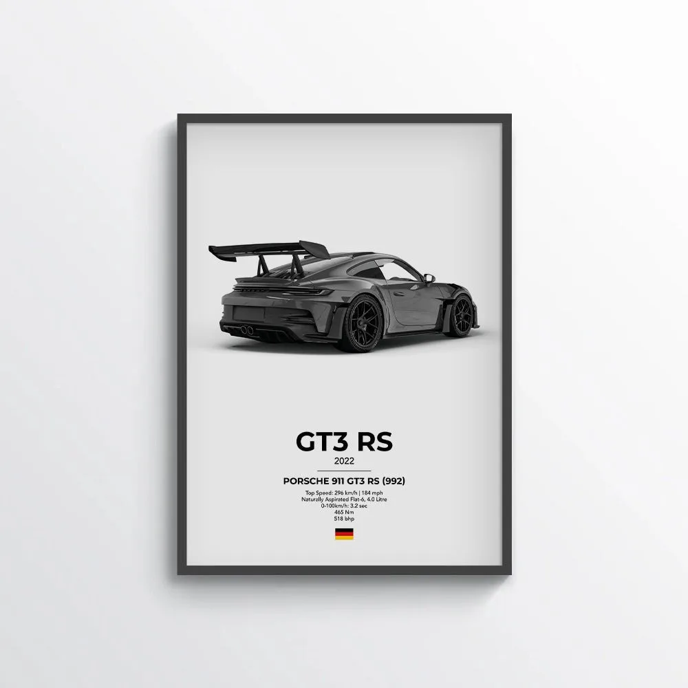 Porsche 911 GT3 RS (992) Poster