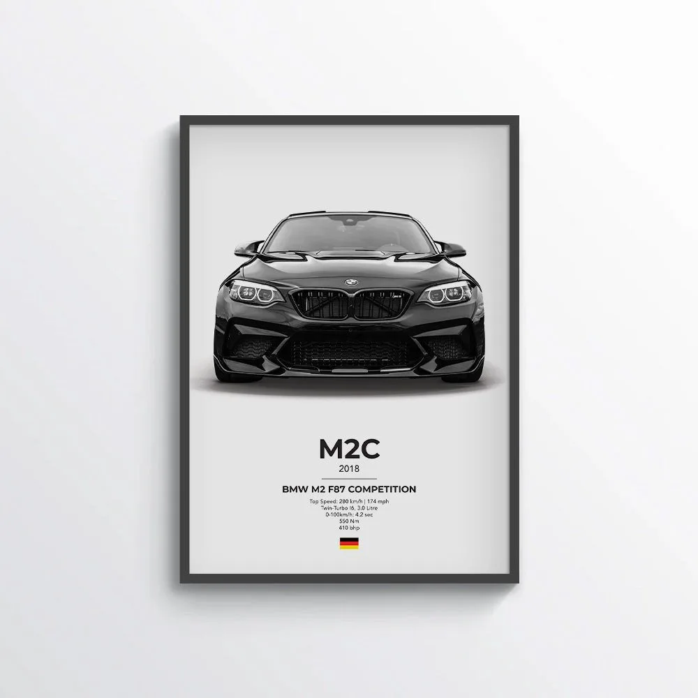 BMW M2 Competition (F87) Poster