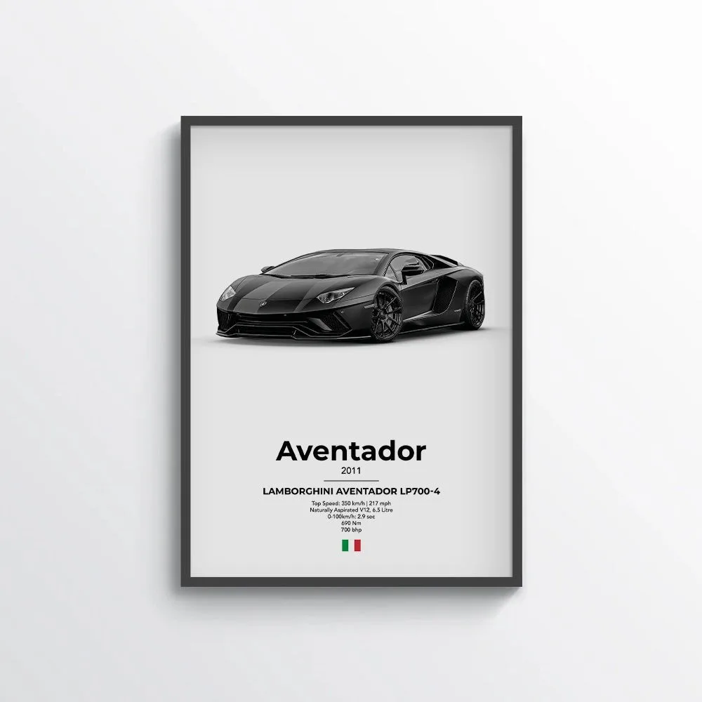 Lamborghini Aventador LP700-4 Poster