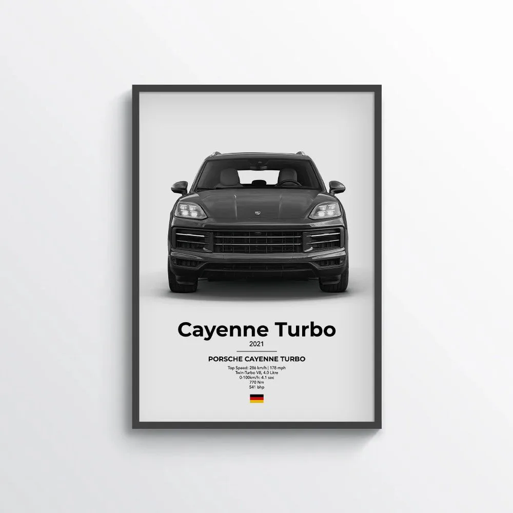 Porsche Cayenne Turbo Poster